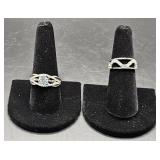 (AD) Sterling Silver And White Sapphire Gemstone