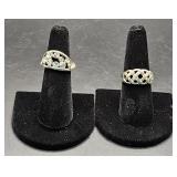 (AD) Sterling Silver Fashion Rings Includes Size