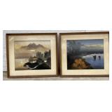 (W) Photo Of A Peaceful Night Of Sailing. 19In T