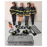 (O) Fire Fighter G.I Joe & Jane, Gear & Weapons