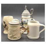 (O) German Ceramic Steins & Mugs (Heidelberg Mug