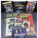 (O) Mixed Lot of Star Trek Books and Calendars.