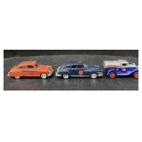 (P) Lionelville Toy Cars: Police, Taxi Service &