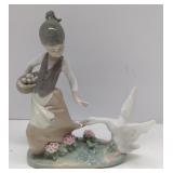 (M) Llardo Figurine Girl With Goose