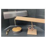 (Q) 2 Art Specialty Company Vintage Metal Desk