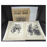 (M) Ephemera Lot Includes Newspapers