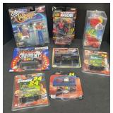 (E) NASCAAR Figurines, Matchbox Cars, And Beanie