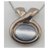 Sterling J. Esposito MOP Pendant NecklaceNice