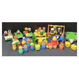 (O) Lot Of Vintage Fisher Price (1970s) Little