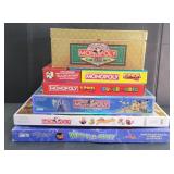 (O) Collection Of Six Monopoly Games