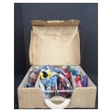 (D) Barbie Doll Clothes With Organizer.