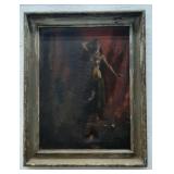 (II) Framed Belly Dancer Painting