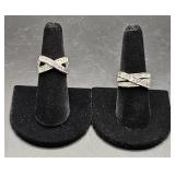 (AD) Sterling Silver And Pink & White Sapphire