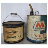 (Q) Vintage Motor Oil Cans