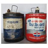 (Q) Vintage Motor Oil Cans