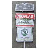 (AA) North Central Co Op Croplan Sign/Marker And