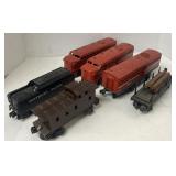 (P) Lot Of Assorted Lionel Train Carts: Red
