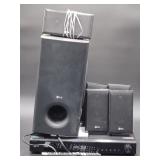 (O) LG LHB335 Blue-Ray Player & Speakers (Largest