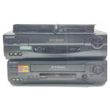(O) Sony Video Cassette Recorders, SLV-N55 &
