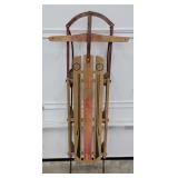 (O) Paris Champion Fastback Wooden Sled. 55.25