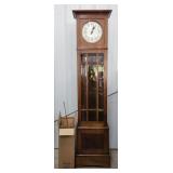(O) 81" Walnut Grandfather Clock
