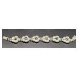 (II) Sterling Mexico Silver Bracelet Total Weight