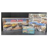 (P) Lionel Games: Monopoly &  Jigsaw Puzzles