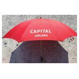 (M) Cloth Red Capital Airlines Umbrella