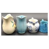 (O) Ceramic Pitchers incl. McCoy Turquoise