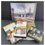 (P) 5 Books And A VHS Tape About Trains. Boy Toys