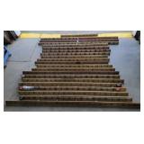 (P) 24 Pieces Of O Gauge Model Train Track Monted