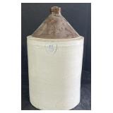 (O) Large Two Tone Stoneware Jug With