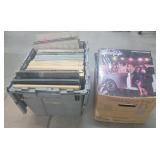 (P) Box Lot of Vinyl Records