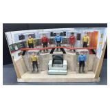 (O) Star Trek Figures in Part of Box.