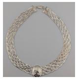 Vintage Sterling Milor Italy Braided Repousse