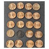 (A) 1974-D Pennies 20 Cents Face Value