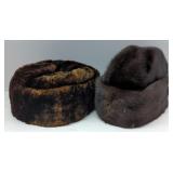 (M) Vintage Mink Hats For Men & Women