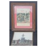 (II) Two Framed Military Prints, 1902-1907