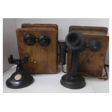 (Q)  Antique 1915 Western Electric Candlestick