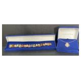 (A) Camrose & Kross Bracelet & Necklace Worn By