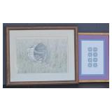 (W) Lot Includes: Framed "Broken Basket" Original
