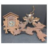 (T) Wood Cuckoo Clock With Interchangable