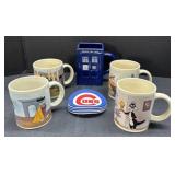 (O) Looney Tunes Collectorï¿½s Mugs. BBC Doctor Who