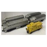 (P) Lot Of Assorted Lionel Train Carts: Silver