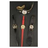 (A) Lot of Disney Mickey and Minnie Watches.