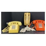 (Q) Western Electric Yellow Touch Tone Desk