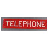(P) Telephone Booth Sign