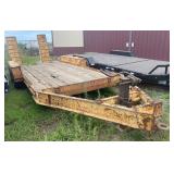 (FF) 1997 Belshe Flatbed Trailer,