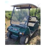 (L) Club Car Golf Cart