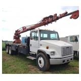 (R) 1999 Freightliner FL80 Flatbed Crane Truck